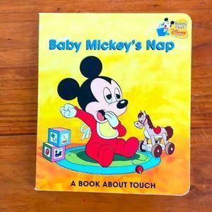 NWOT Baby’s First Disney Books Baby Mickey’s Nap hardcover board book